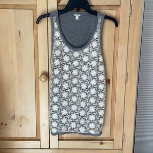 Jcrew floral tank (cotton) size medium